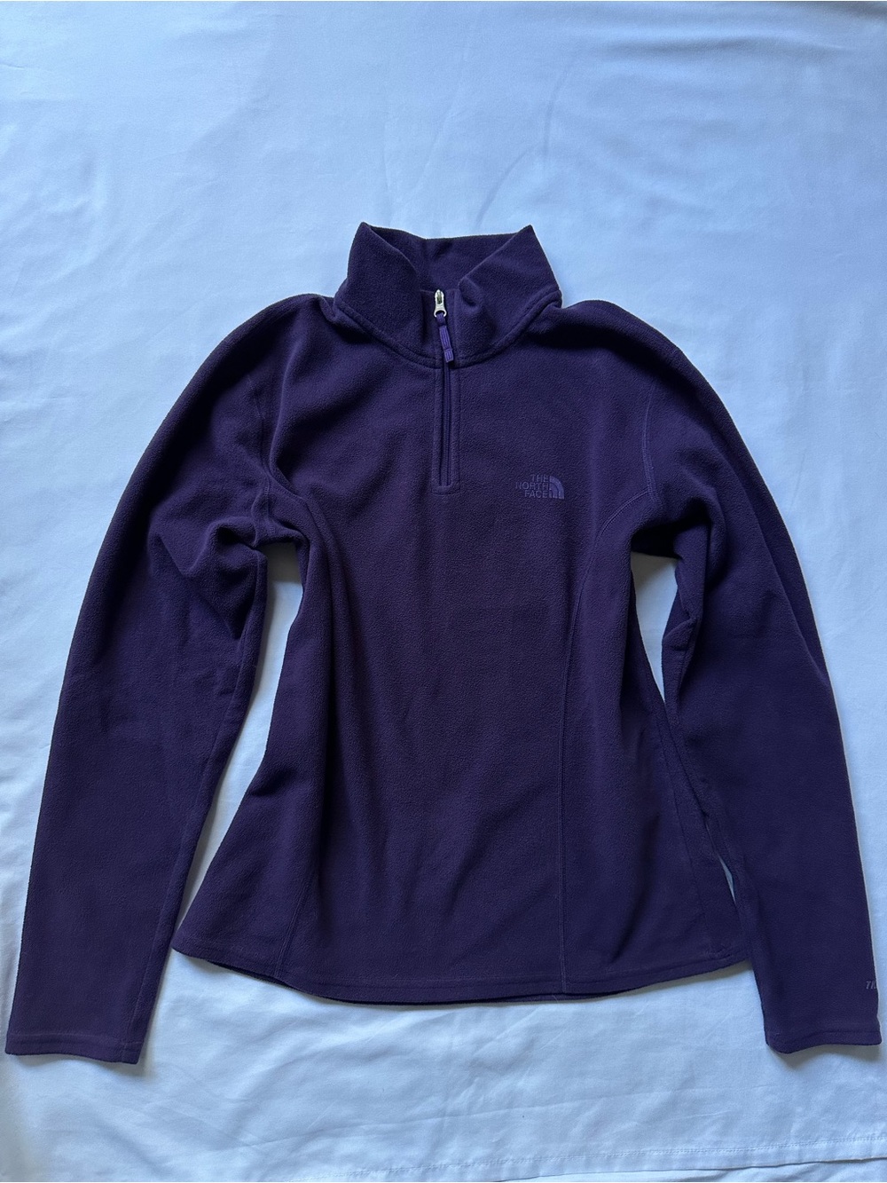 The North Face Women's Purple Quarter-Zip Fleece Pullover
